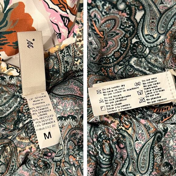 Maaji Jacobean Maia Plunge One Piece Size Medium - Picture 7 of 9